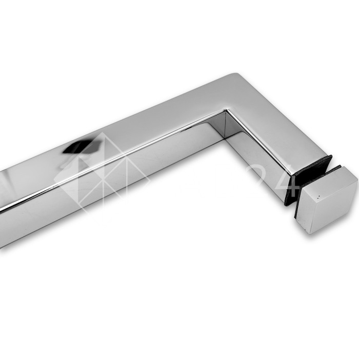 Ручка скоба FDR-706, 19х19х650х1.0 мм, нержавейка/полированный