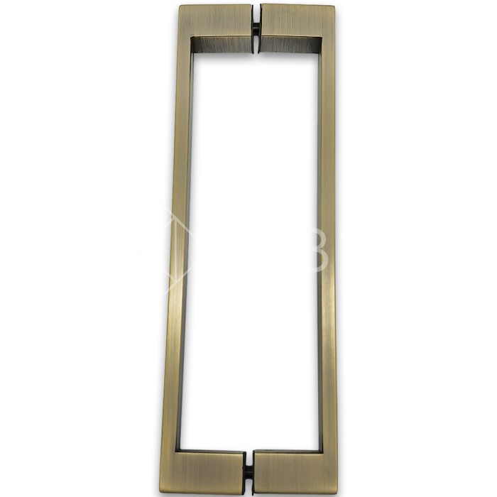 Ручка скоба FDR-88, 25х10х300х1.0 мм, нержавейка/бронза