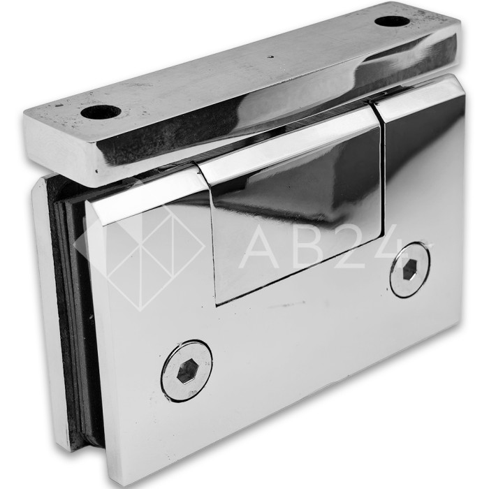 Петля Альфа FDP-17 поворотная 360°, нержавейка/полированный