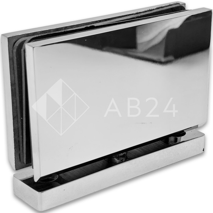 Петля Альфа FDP-17 поворотная 360°, нержавейка/полированный