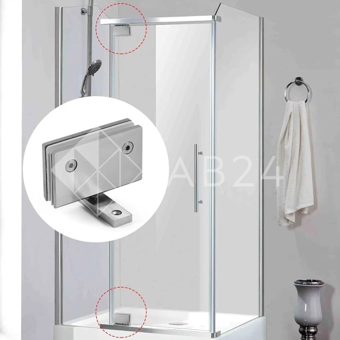 Петля Альфа FDP-17 поворотная 360°, нержавейка/полированный