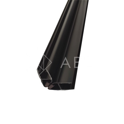 Уплотнитель FDPP-522.8-DEF с дефектом магнитный 90°, 180° черный 3 м под стекло 8 мм