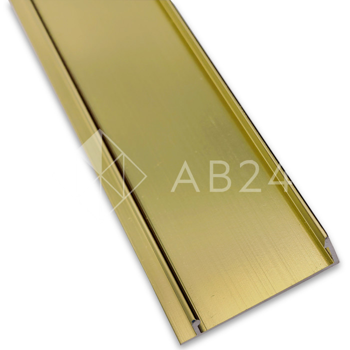 Крышка FKP-442.3 для профиля зажимного FKP-443, алюминий/брашированное золото