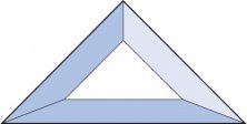Бевелс DB13 треугольник 76 х 76 х 108 мм