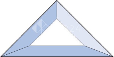 Бевелс AV13 треугольник 76 х 76 х 108 мм