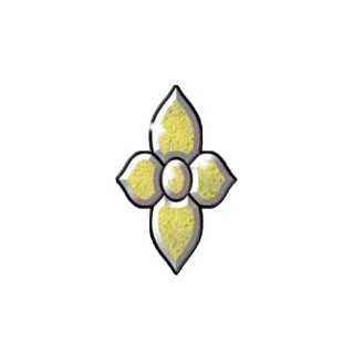 Бевелс AV42 дихроичный (5 элементов) 160 х 260 мм, синий мороз