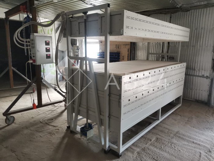 Печь для фьюзинга и моллирования 250х105х17