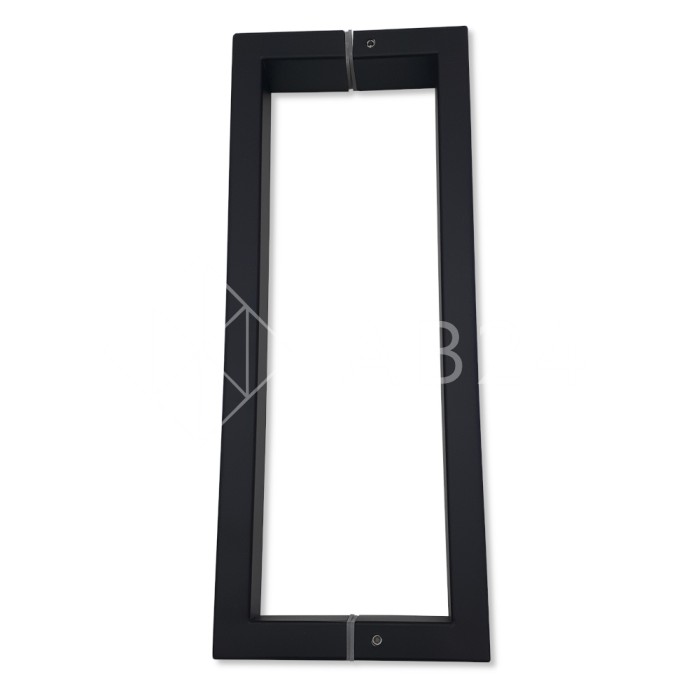 Ручка скоба FDR-78, 15х30х270х1.0 мм, нержавейка/черный