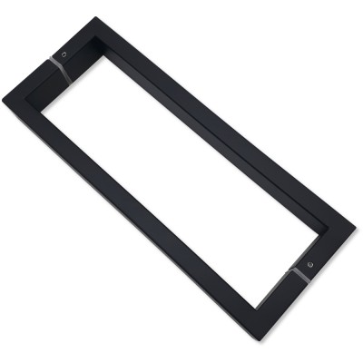 Ручка скоба FDR-78, 15х30х270х1.0 мм, нержавейка/черный