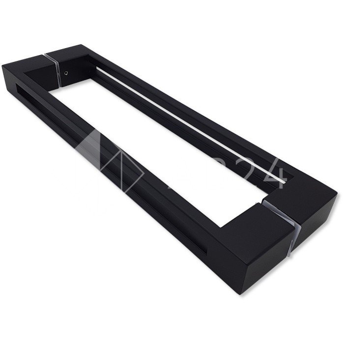 Ручка скоба FDR-89, 30х10х300х1.0 мм, нержавейка/черный