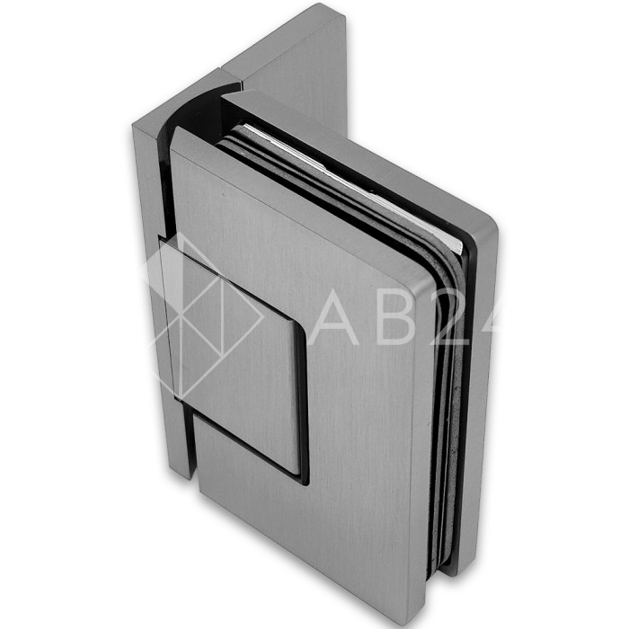 Петля Афина FDP-130 стена-стекло с бок.креплением, латунь/матовый