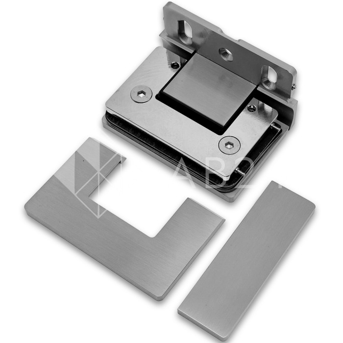 Петля Афина FDP-130 стена-стекло с бок.креплением, латунь/матовый