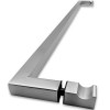 Ручка скоба FDR-706, 19х19х650х1.0 мм, нержавейка/матовый