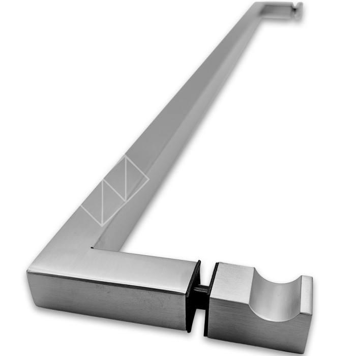 Ручка скоба FDR-706, 19х19х650х1.0 мм, нержавейка/матовый