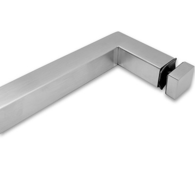 Ручка скоба FDR-706, 19х19х650х1.0 мм, нержавейка/матовый