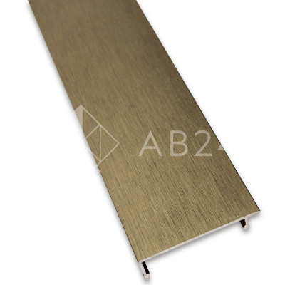 Крышка FKP-442.3 для профиля зажимного FKP-443, алюминий/бронза