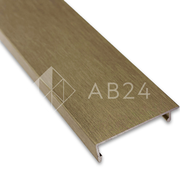 Крышка FKP-442.3 для профиля зажимного FKP-443, алюминий/бронза