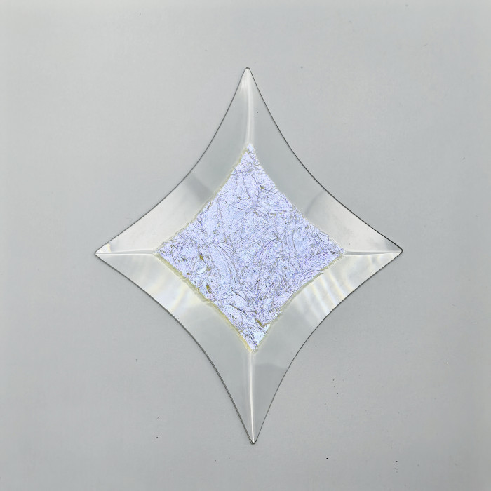 Бевелс AV155 дихроичная звезда 111 х 137 мм желтый мороз