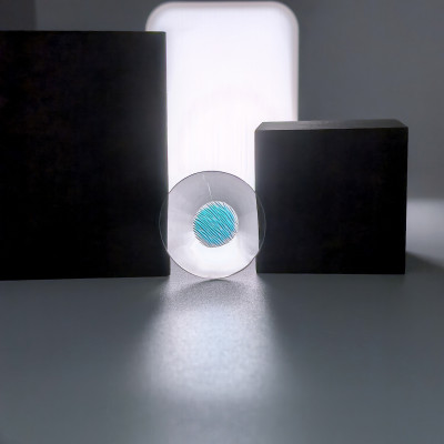 Бевелс AV302 дихроичный круг, 37 мм, синяя шиншилла