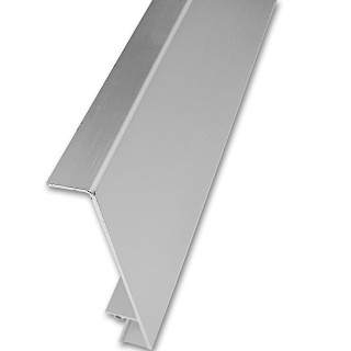 Крышка трека FDS-152.2 раздвижной системы FDS-15 длина 2 м, алюминий/анодированный