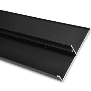 Крышка трека FDS-172.4 для раздвижной системы FDS-17 длина 4 м, алюминий/черный