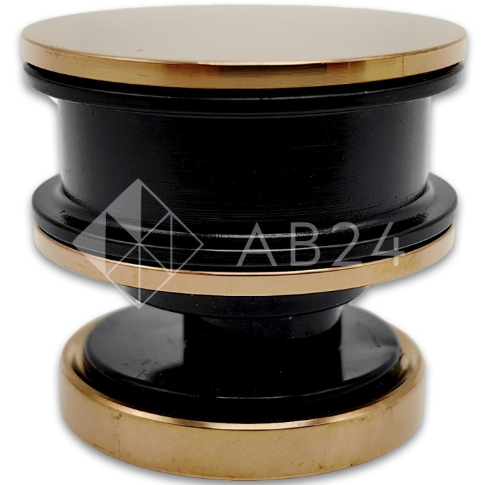 Ролик FDS-30 с креплением к стеклу, нержавейка/розовое золото