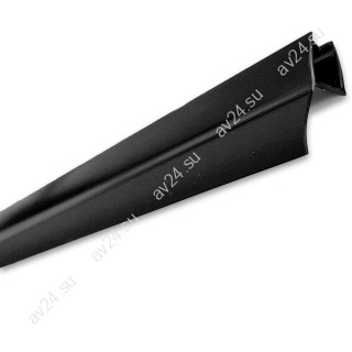 Уплотнитель ПРЕМИУМ Ц-образный черный 2.2 м, ус 13 мм под стекло 6 мм FDPP-405.6