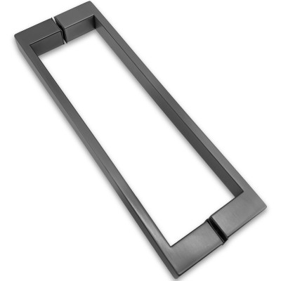 Ручка скоба FDR-88, 25х10х300х1.0 мм, нержавейка/оружейная сталь