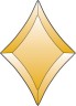 Бевелс AV214 звезда бронзовая 80 х 112 мм