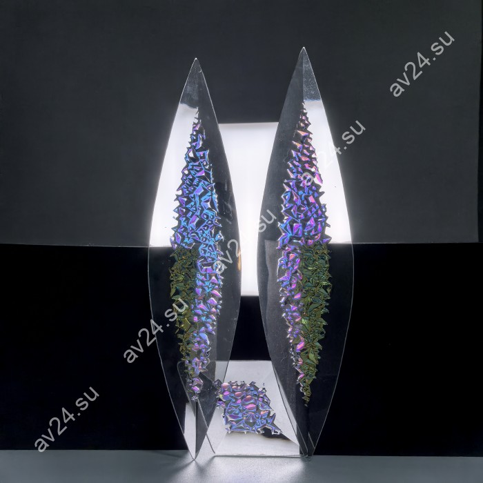 Бевелс AV305 дихроичный (3 элемента) 43 х 394 мм, бриллиант