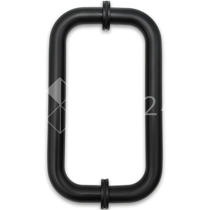 Ручка полотенцесушитель FDR-79, 19х200х1.0 мм, нержавейка/черный