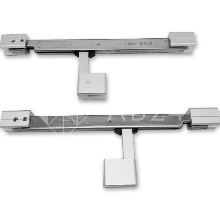 Комплект доводчиков FDS-153, 2 шт для раздвижной системы FDS-15, нержавейка/матовый