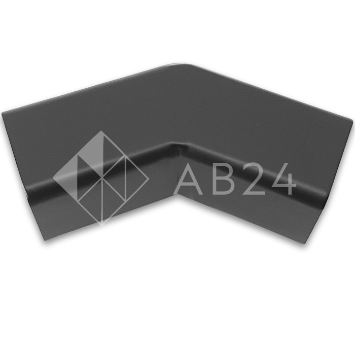 Соединитель FDC-62 трубы 15х15 угловой 135°, нержавейка/черный