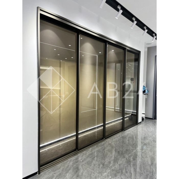 Соединитель трека FDS-185.6 раздвижной системы FDS-18 длина 6 м, алюминий/черный