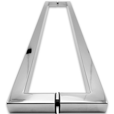 Ручка скоба FDR-707, 19х19х650х1.0 мм, нержавейка/полированный