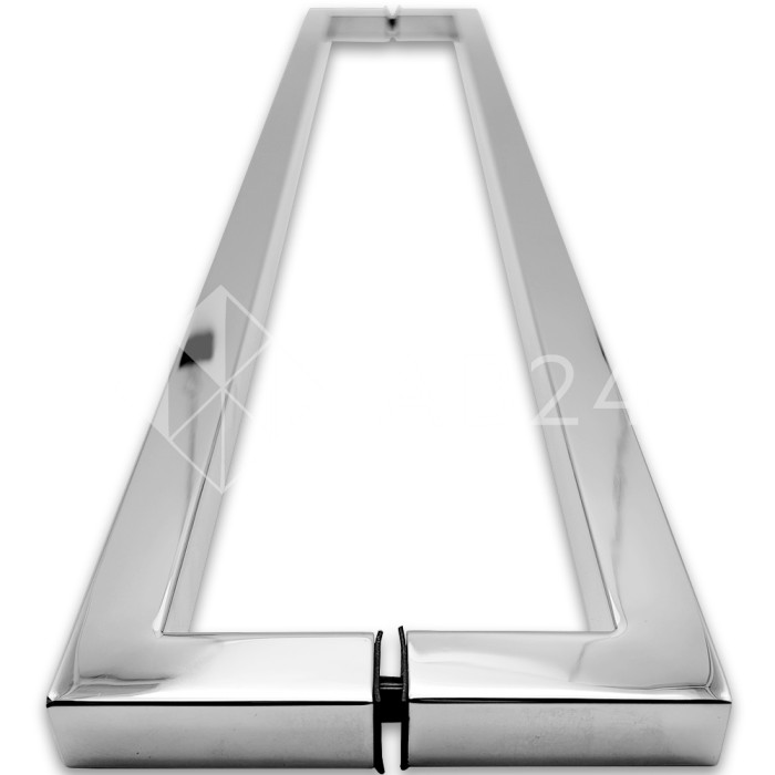 Ручка скоба FDR-707, 19х19х650х1.0 мм, нержавейка/полированный