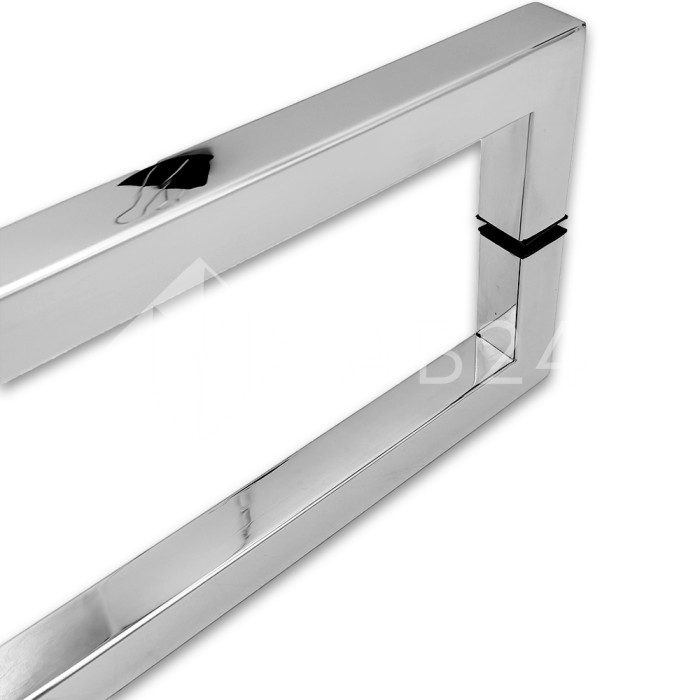 Ручка скоба FDR-707, 19х19х650х1.0 мм, нержавейка/полированный