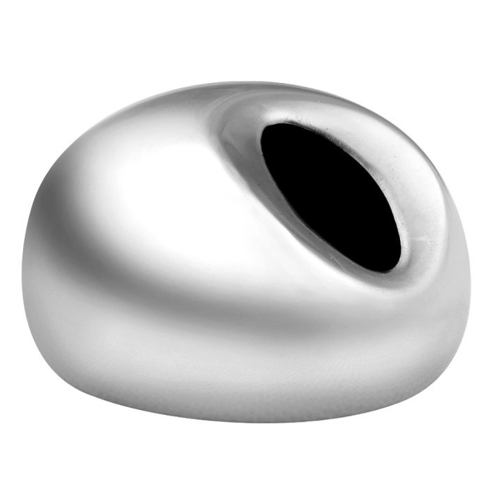 Соединение поручня FOP-38.29 со стойкой штампованный под 30° для трубы O38 мм, GRIT 320 ,нержавейка/матовый