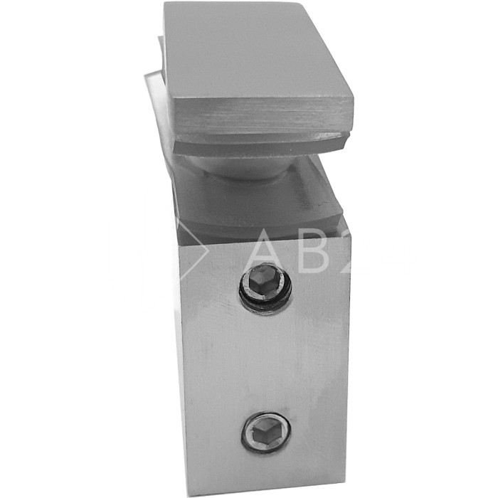 Крепление FDC-34, трубы 30х10 к стеклу, нержавейка/матовый