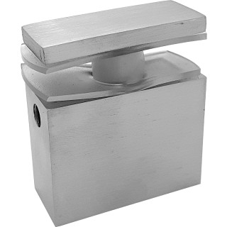 Крепление FDC-34, трубы 30х10 к стеклу, нержавейка/матовый