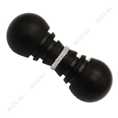 Ручка кноб FDR-49, нержавейка/черный