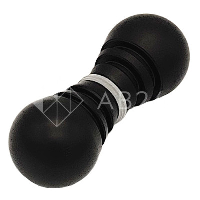 Ручка кноб FDR-49, нержавейка/черный