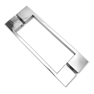 Ручка скоба FDR-90, 10х15х220х1.0 мм, нержавейка/полированный