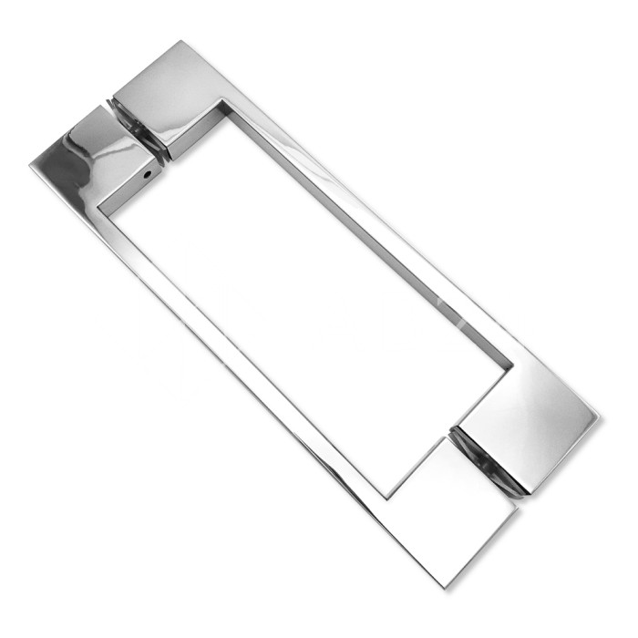 Ручка скоба FDR-90, 10х15х220х1.0 мм, нержавейка/полированный