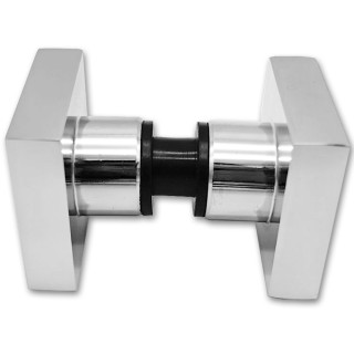 Ручка кноб FDR-30 квадратная, алюминий/хром