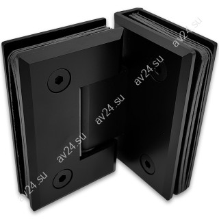 Петля FDP-23-DEF с дефектом Бета β стекло-стекло 90°, латунь/черный