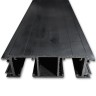Трек FDS-182.4 для раздвижной системы FDS-18 для двух дверей длина 4 м, алюминий/черный