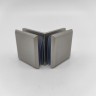 Коннектор для стекла Бета β FDK-24, стекло-стекло 90°, цинк/матовый