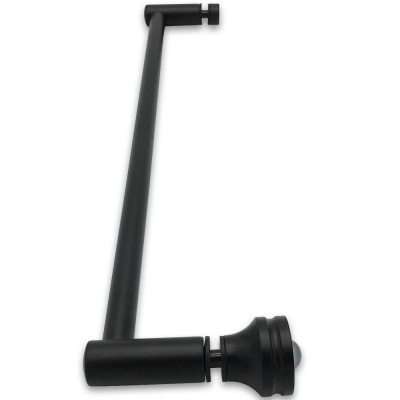 Ручка скоба FDR-99, 16х450х482х1.0 мм, нержавейка/черный