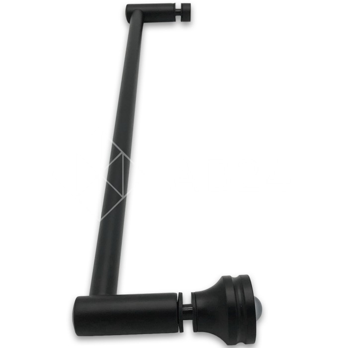 Ручка скоба FDR-99, 16х450х472х1.0 мм, нержавейка/черный